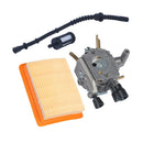 String Trimmer Carburetor & Air Filter & Fuel Filter & Fuel Line Kit for STIHL FS120 FS200 FS250 Durable Carburetter Kits Replacements