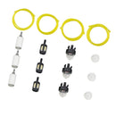 PACK of Fuel Line Hose & Fuel Filter & Primer Bulb Kit for Stihl Poulan String Trimmer Chainsaw