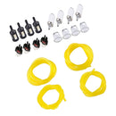 Snap In Primer Bulb Fuel Filter Fuel Line Hose for Poulan Weedeater Chainsaws Overall 20 Feet Length Fuel Lines PACK