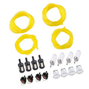 Snap In Primer Bulb Fuel Filter Fuel Line Hose for Poulan Weedeater Chainsaws Overall 20 Feet Length Fuel Lines PACK
