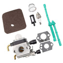 Carburetor with Air Filter Fuel Line Kit for STIHL FS38 FS45 FS46 FS55 KM55