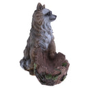 Resin Creative Raccoon Figurine Home Office Tabletop Ornament Decor Gifts