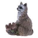 Resin Creative Raccoon Figurine Home Office Tabletop Ornament Decor Gifts
