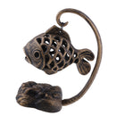 Cast Steel Candle Lantern, Fish Form, Fit for Patio, Indoors/Outdoors, Events, Parties and Wedding Decoration