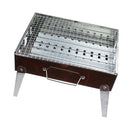 Small Portable Stainless Steel Outdoor Charcoal BBQ Grill Cooking Camping Charcoal Grill