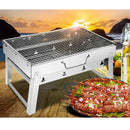 Small Portable Stainless Steel Outdoor Charcoal BBQ Grill Cooking Camping Charcoal Grill