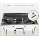 Small Portable Stainless Steel Outdoor Charcoal BBQ Grill Cooking Camping Charcoal Grill