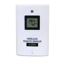 Digital Wireless Weather Station with LCD Display, Indoor Outdoor Sensor, Snooze Alarm, Barometer for Weather Forecast, Temperature Humidity Measure