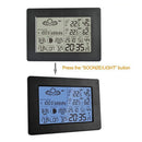 Digital Wireless Weather Station with LCD Display, Indoor Outdoor Sensor, Snooze Alarm, Barometer for Weather Forecast, Temperature Humidity Measure
