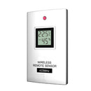 Digital Wireless Weather Station with LCD Display, Indoor Outdoor Sensor, Snooze Alarm, Barometer for Weather Forecast, Temperature Humidity Measure
