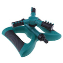 Garden Automatic Watering Nozzle 3 Arms 360 Deg Rotating Lawn Sprinkler