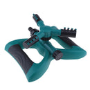 Garden Automatic Watering Nozzle 3 Arms 360 Deg Rotating Lawn Sprinkler