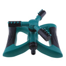 Garden Automatic Watering Nozzle 3 Arms 360 Deg Rotating Lawn Sprinkler