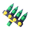 4-Way Garden Outside Tap Connector Adaptor Hosepipe Splitter 3/4'' Plastic