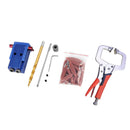 Joinery System Kit 9.5mm Vertical Hole Jig Fast Drilling Guide Tool