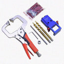 Joinery System Kit 9.5mm Vertical Hole Jig Fast Drilling Guide Tool