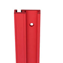 600mm T-track Woodworking 45x12.8mm T-slot Miter Track Red Aluminum Alloy 45 Type