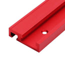 600mm T-track Woodworking 45x12.8mm T-slot Miter Track Red Aluminum Alloy 45 Type