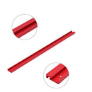 600mm T-track Woodworking 45x12.8mm T-slot Miter Track Red Aluminum Alloy 45 Type
