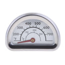 Pit Smoker Grill Thermometer Temp Gauge Outdoor BBQ Camping Stainless Steel