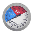 Stainless Steel BBQ Smoker Grill Thermometer Temperature Gauge Barbecue Tool