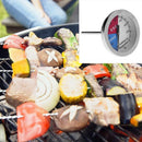 Stainless Steel BBQ Smoker Grill Thermometer Temperature Gauge Barbecue Tool