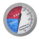 Stainless Steel BBQ Smoker Grill Thermometer Temperature Gauge Barbecue Tool