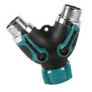 2 Nozzle Water Sprayer Lawn Grass Sprinkler Head Garden Watering Plastic