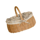 NEW willow woven picnic basket-Rectangle Rectangular Shopping basket
