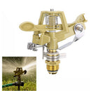 Zinc Alloy Irrigation Spray Head Metal Water Watering Sprinkler With Tripod