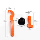 50Pcs 2-6mm Tile Leveling System Kit T Leveler Tile Spacer T Wall Floor Tool