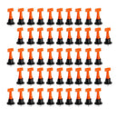 50Pcs 2-6mm Tile Leveling System Kit T Leveler Tile Spacer T Wall Floor Tool