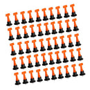 50Pcs 2-6mm Tile Leveling System Kit T Leveler Tile Spacer T Wall Floor Tool