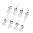 8pcs Bird Deterrent Repellent Disks, Reflective Deterrent Repellent, Owl Shape Bird Scarers Reflector