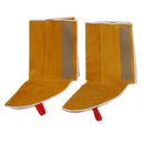 1 Pairs Welding Protective Shoes Feet Cover Fire Flame Resistant For Welder Safety -Yellow