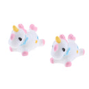 2pcs Mini Resin Cute Unicorn Shape Statues Home Garden Landscape Decor Bonsai Ornament