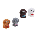 4pcs Cute Mini Dog Miniature Ornament Moss Flower Pot Fairy Garden Landscape
