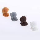 4pcs Cute Mini Dog Miniature Ornament Moss Flower Pot Fairy Garden Landscape