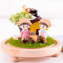 4PC Resin Craft Miniature Couples Micro Landscape Ornament Fairy Garden DIY