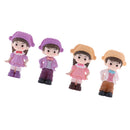 4PC Resin Craft Miniature Couples Micro Landscape Ornament Fairy Garden DIY