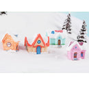 5 Pcs Snow Fairy Garden House Ornament DIY Cake Pot Plant Decoration Micro Landscape