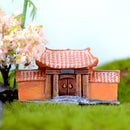 4 Pcs Ancient Castle Resin Craft Ornament DIY Pot Plant Decoration Fairy House Garden