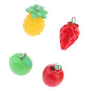 4 Pcs Mini Fruit Micor Landscape Garden Plant Pots Bonsai Craft Decoration for Fairy House