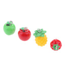 4 Pcs Mini Fruit Micor Landscape Garden Plant Pots Bonsai Craft Decoration for Fairy House