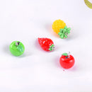 4 Pcs Mini Fruit Micor Landscape Garden Plant Pots Bonsai Craft Decoration for Fairy House