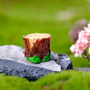 10 Pcs Mini Tree Stump Dollhouse Decor DIY Home Garden Micro Landscape Decor