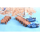 3X Mini Modern Corridor Dock Craft Fairy Garden Decor Figurines Statue