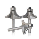 6.35mm Shank Flush Trim Pattern Router Bit Cutter Woodworking Milling -4pcs