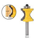 8mm Shank Concave Nose Column Face Molding Router Bit Woodwork Line Carving