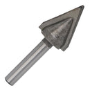 1/4'' Engraving 19mm x 58mm 3D V Groove Router Bit Woodworking Cutter 60 Degree